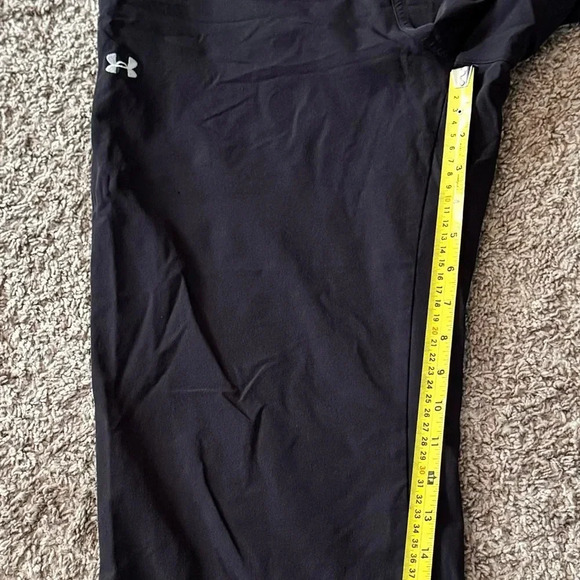 Women’s Under Armour Performance Capri Pants Black Size 12 - Picture 2 of 4